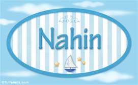 Nahin, nombre de bebé, nombre de niño