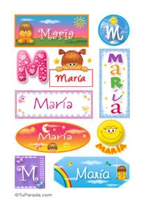 María - Para stickers