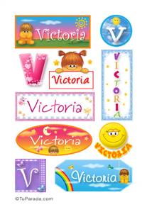 Victoria - Para stickers