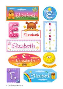 Elizabeth - Para stickers