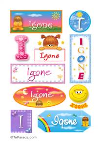 Igone - Para stickers