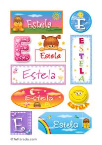 Estela - Para stickers