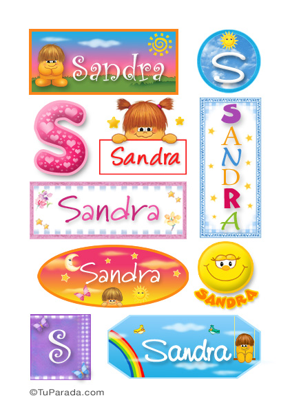 Sandra - Para stickers