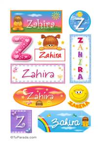 Zahira - Para stickers
