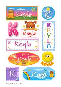 Keyla - Para stickers