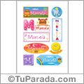 Marcela - Para stickers