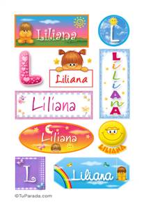 Liliana - Para stickers