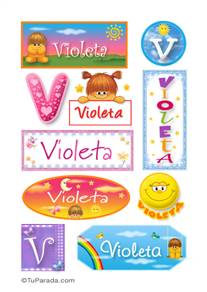 Violeta - Para stickers