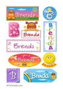 Brenda - Para stickers