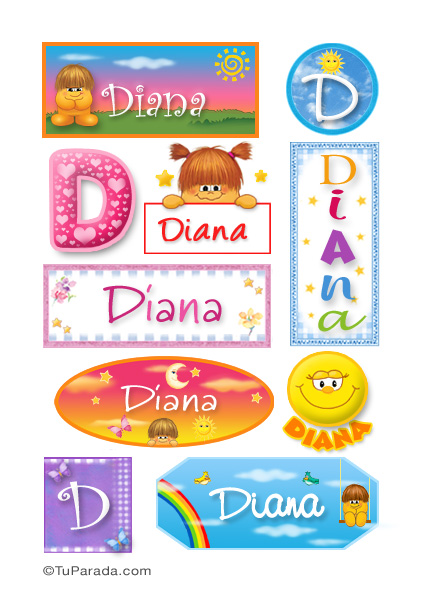 Diana - Para stickers