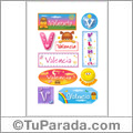 Valencia - Para stickers