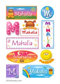 Mahalia - Para stickers