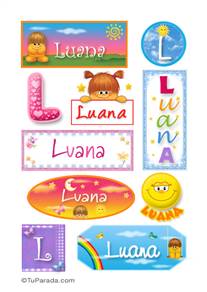 Luana - Para stickers