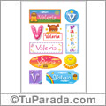Valeria - Para stickers