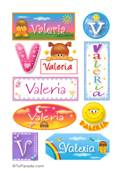 Valeria - Para stickers