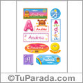 Andrea - Para stickers
