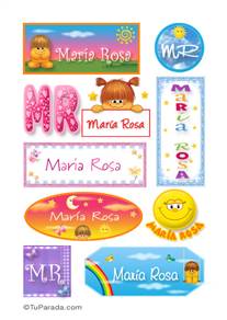 Maria Rosa - Para stickers