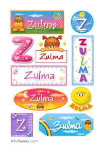 Zulma - Para stickers