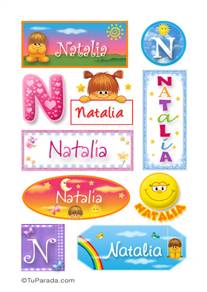 Natalia - Para stickers