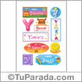 Yanira - Para stickers