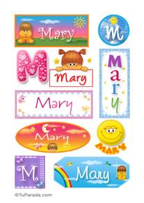 Mary - Para stickers