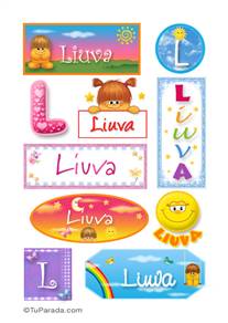 Liuva - Para stickers