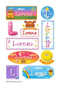 Lorena - Para stickers