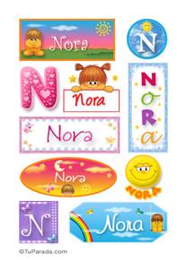Nora - Para stickers