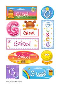 Gisel - Para stickers