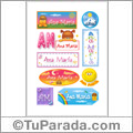 Ana María - Para stickers