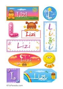 Lizi - Para stickers
