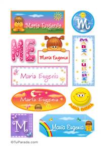 María Eugenia - Para stickers