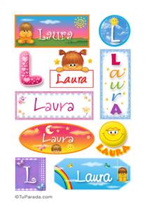 Laura - Para stickers