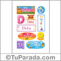 Delia - Para stickers