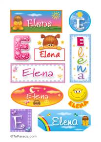 Elena - Para stickers