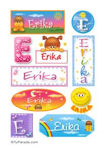 Erika - Para stickers