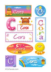 Cora - Para stickers