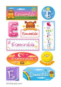 Esmeralda - Para stickers