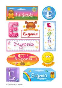 Eugenia, nombre para stickers