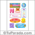 Naiara, nombre para stickers