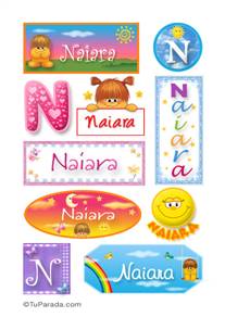 Naiara, nombre para stickers