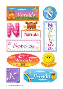 Nereida, nombre para stickers
