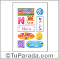 Naira, nombre para stickers