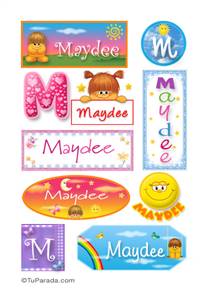 Maydee, nombre para stickers
