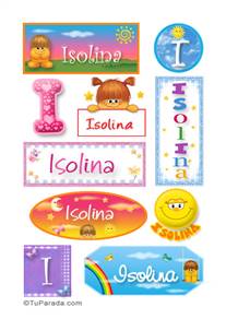 Isolina, nombre para stickers