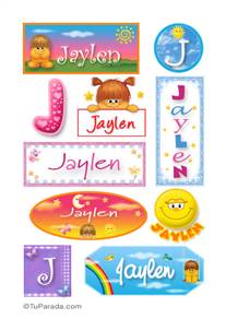 Jaylen, nombre para stickers