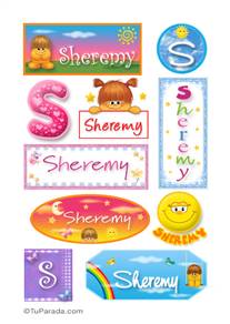 Sheremy, nombre para stickers