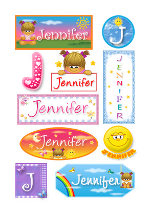 Jennifer, nombre para stickers
