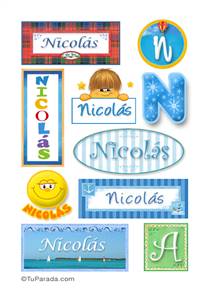 Nicolás  - Para stickers