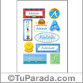 Adelaido - Para stickers